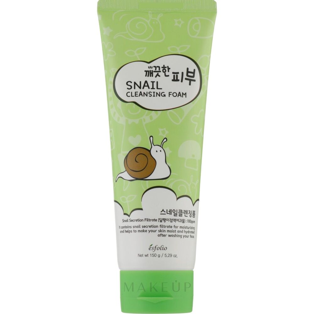 ESFOLIO Pure Skin Snail Cleansing Foam 150g / 5.29oz